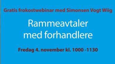 Anbud365-A: Styrk din kompetanse - Anbud365-webinar om rammeavtale med forhandlere