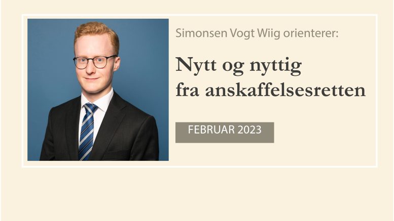 Anbud365: Nytt og nyttig fra anskaffelsesretten - februar 2023