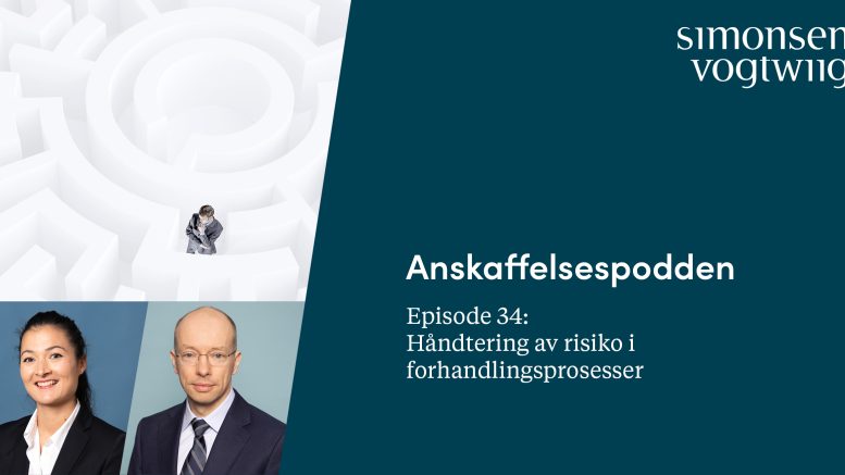 Anbud365: Anskaffelsespodden episode 34: Håndtering av risiko i forhandlingsprosesser