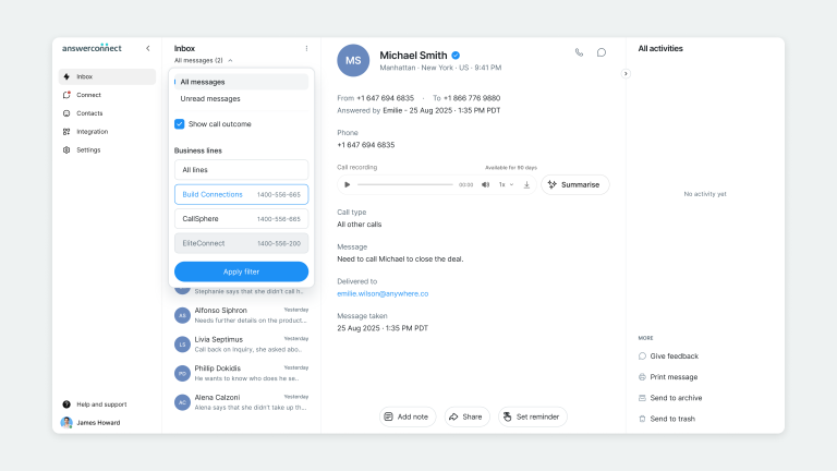 How do I export my messages? - Help Center | AnswerConnect