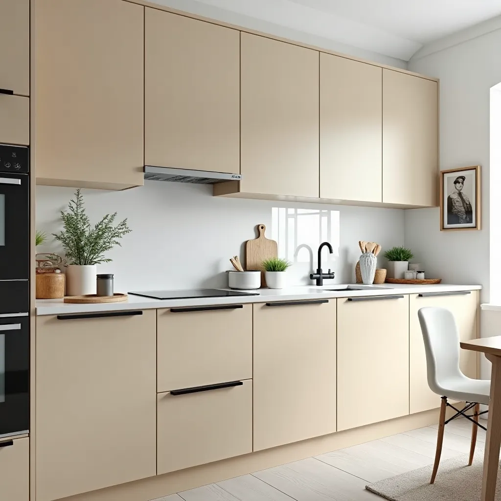 Minimal Beige Kitchen Ideas - HomeDesignsAI