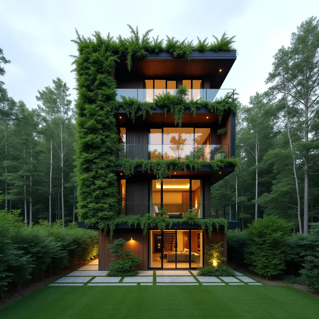 Forest Green House Ideas for a Bold, Nature-Inspired Exterior