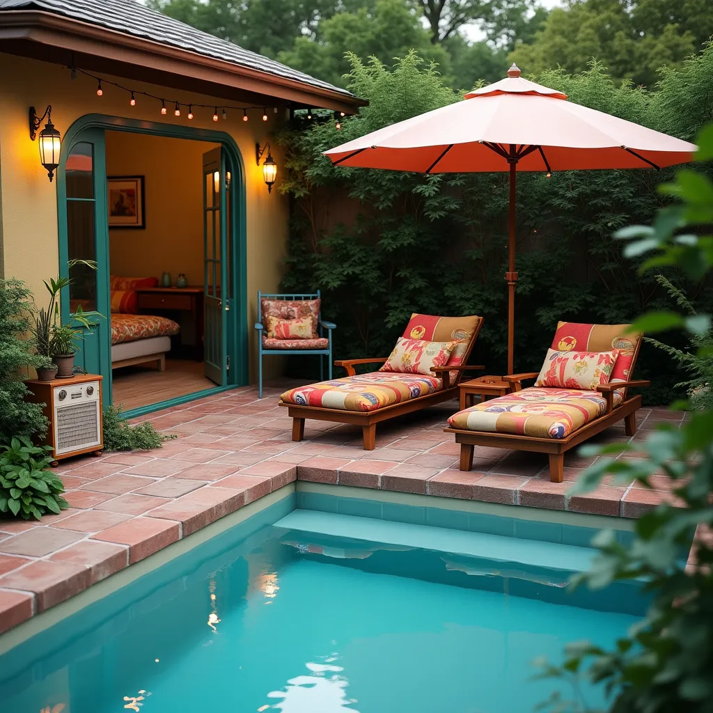 Pool Lounge Ideas - HomeDesignsAI