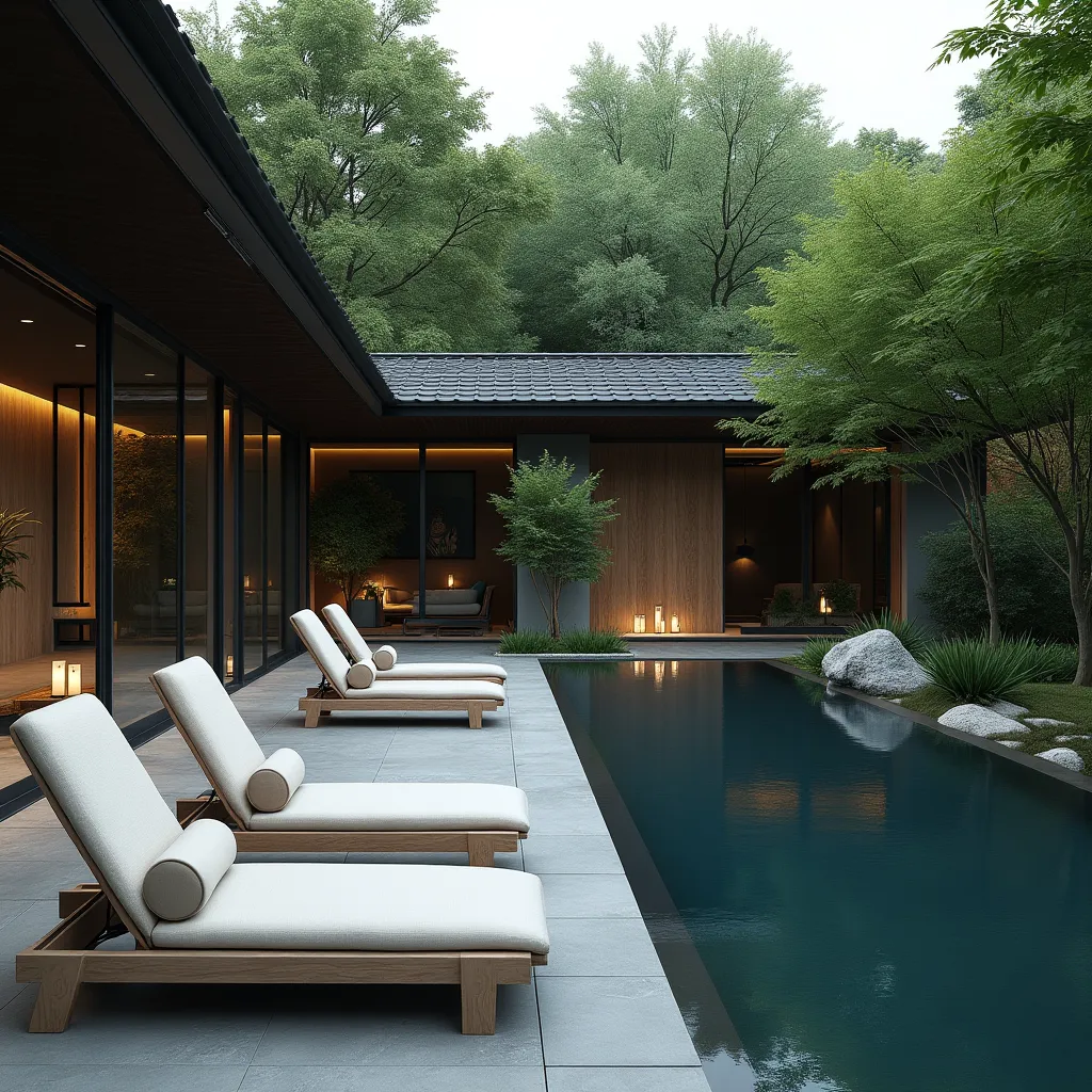 Pool Lounge Ideas - HomeDesignsAI
