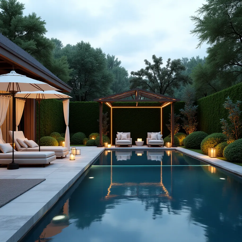 Pool Lounge Ideas - HomeDesignsAI