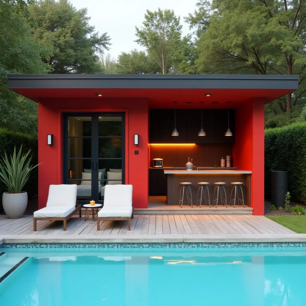 Red and Black Room Design Ideas - HomeDesignsAI