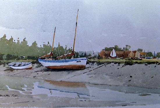 Drying Sail Brancaster Staithe