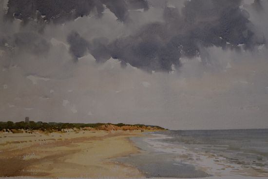 Grey Sky over Covehithe Looking North