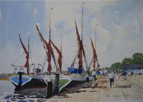 Barges at Hythe Quay