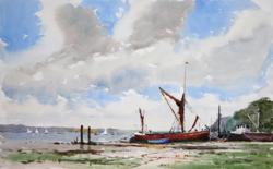 Sailing Barge on the River Orwell