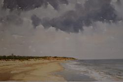 Grey Sky over Covehithe Looking North