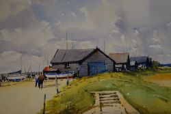 Sheds at the Southwold Harbour