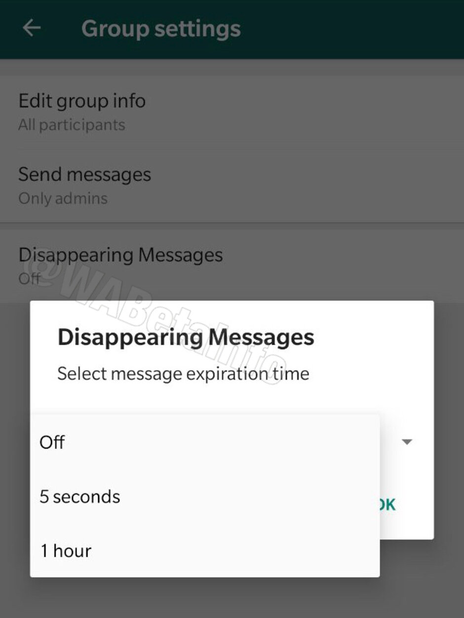 WhatsApp funkce pro samo-destruktivní zprávy