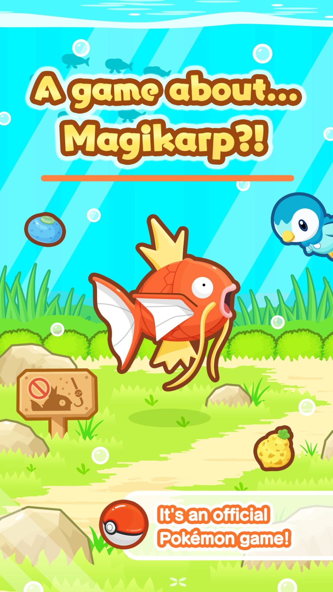 Hra na mobil Pokémon: Magikarp Jump