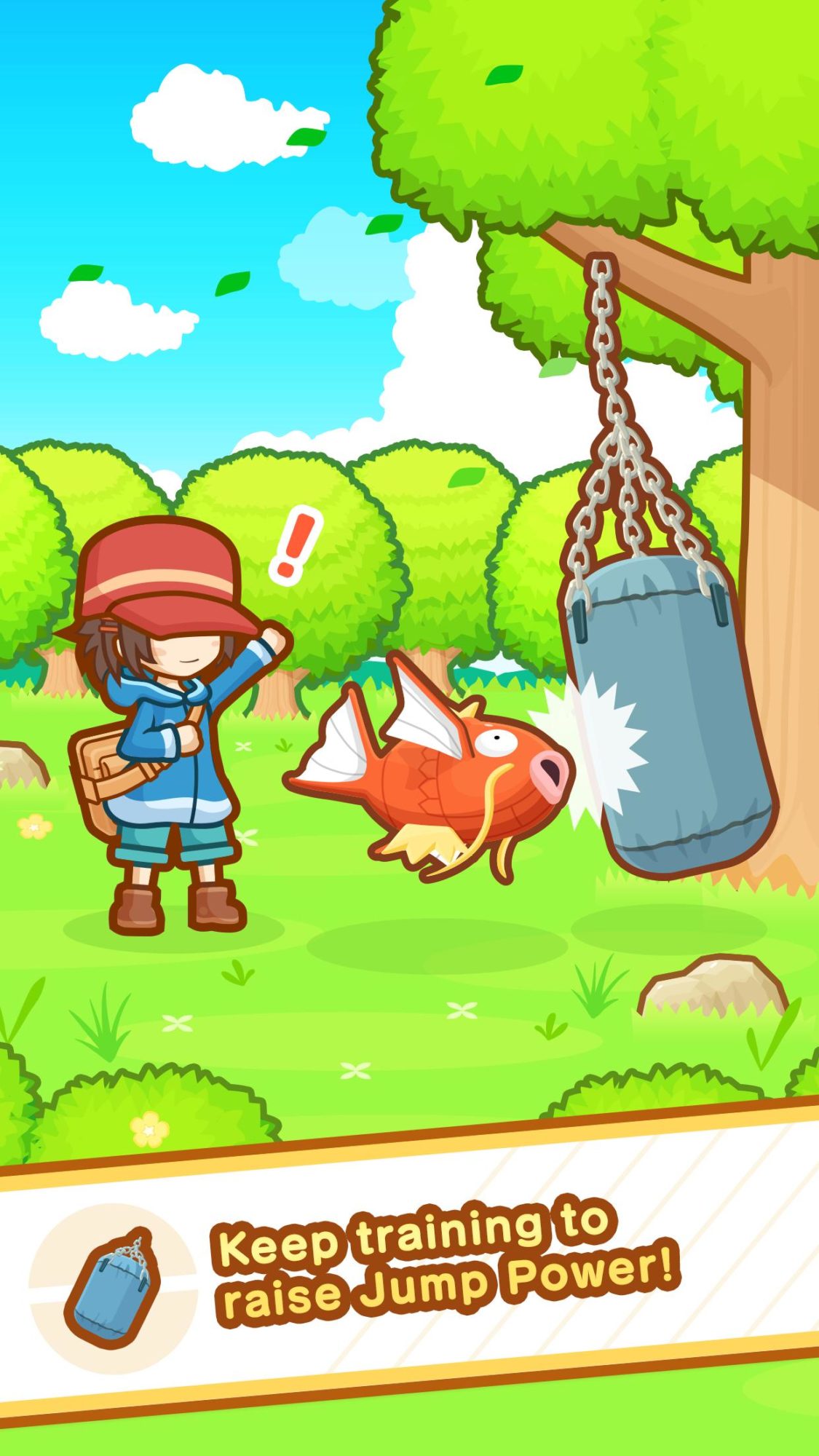 Hra na mobil Pokémon: Magikarp Jump