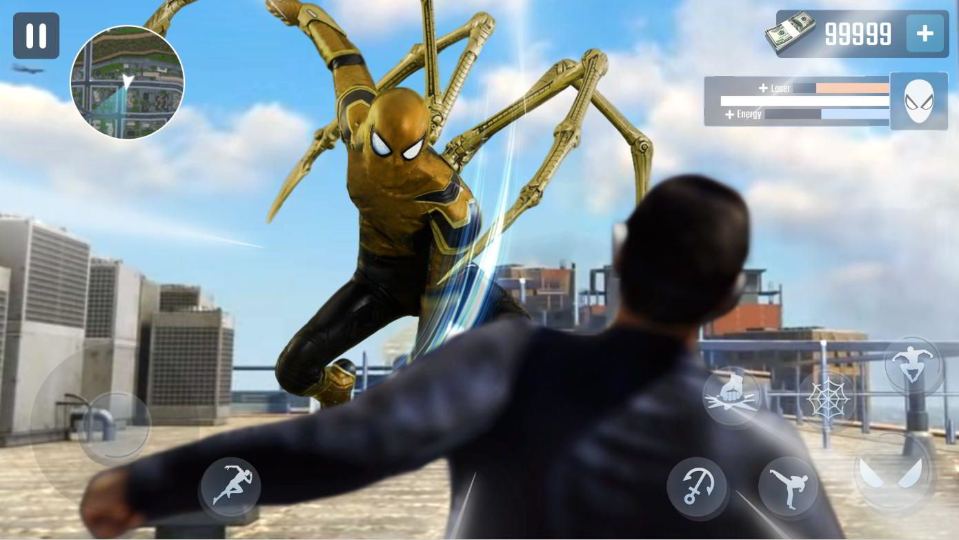 Hra na mobil Spider Rope Hero