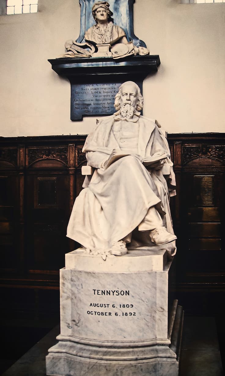 Alfred Tennyson Statue