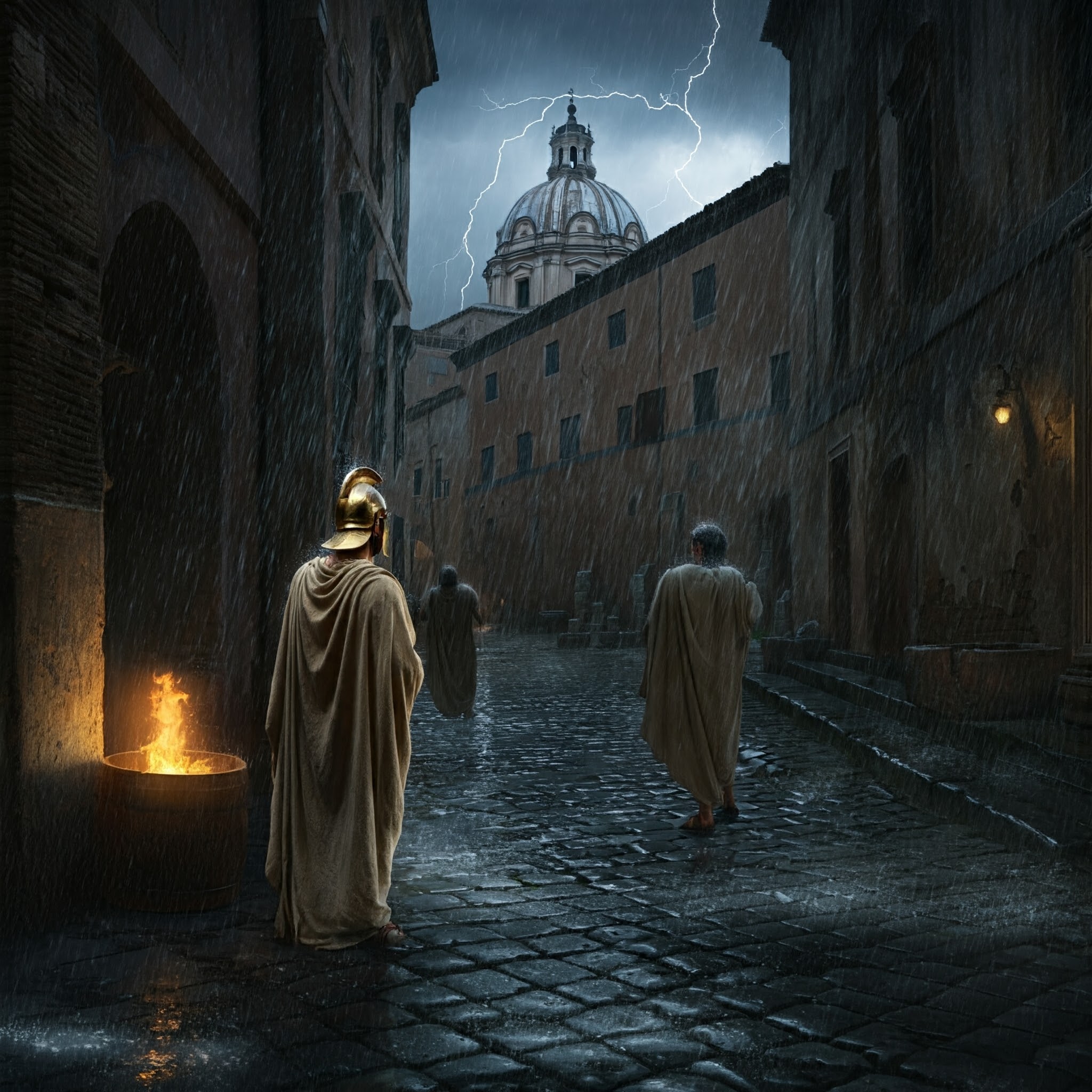 Stormy Night in Rome Stormy Night in Rome