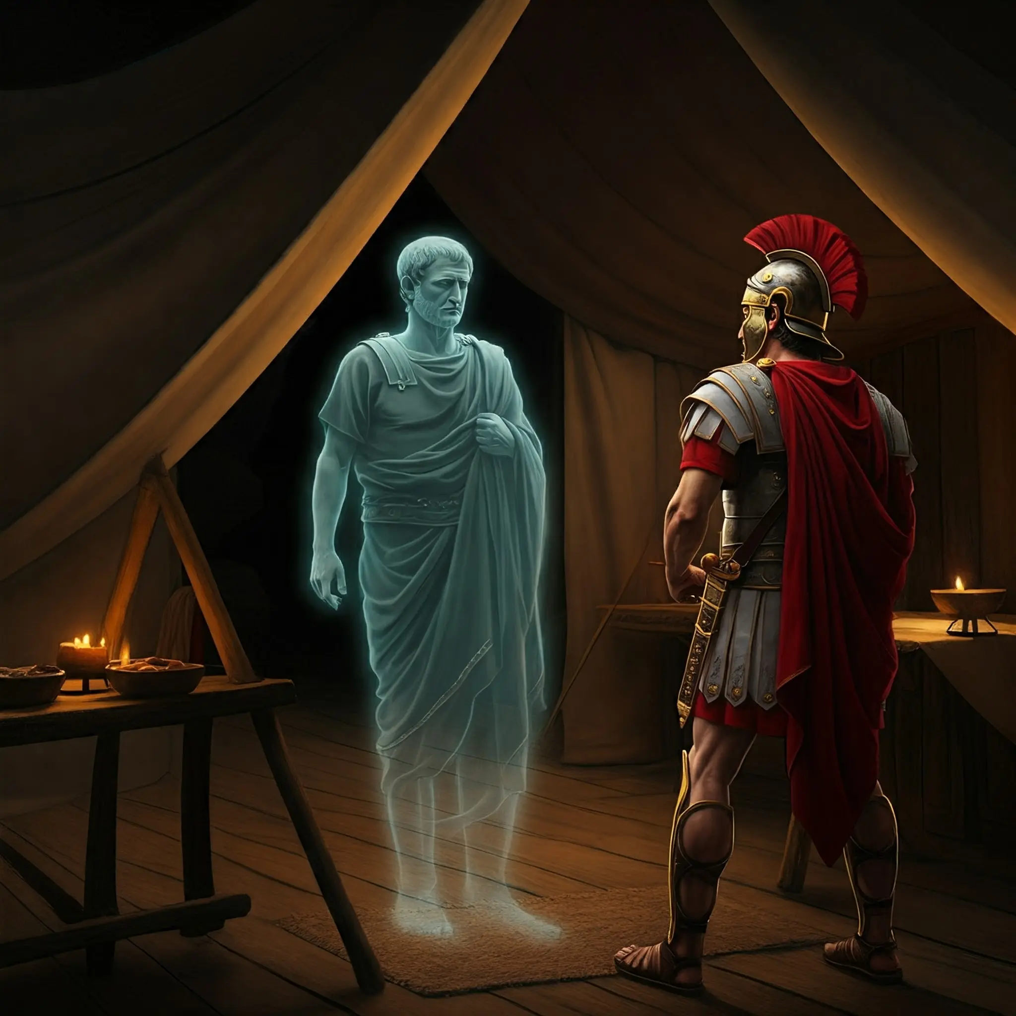 Ghost of Caesar appears before Brutus Ghost of Caesar appears before Brutus