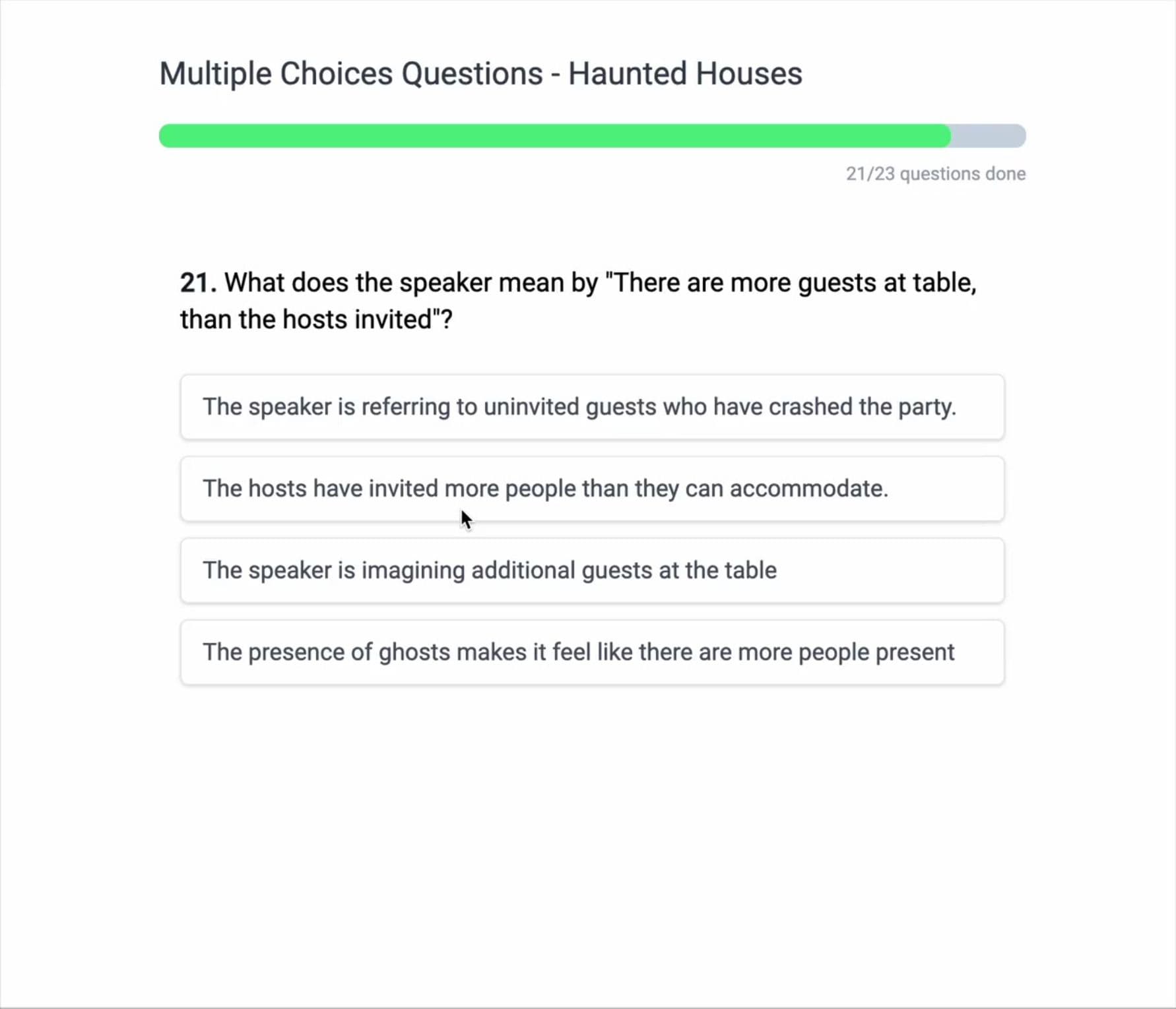 Aneetta Class Interactive MCQ Pro Feature