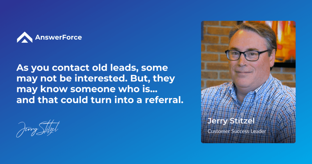 Cold lead to referral tip