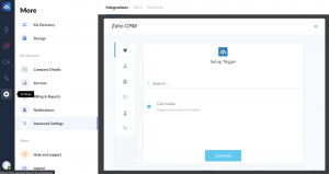 AnswerForce Zoho CRM integration step 3