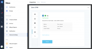 AnswerForce Zoho CRM integration