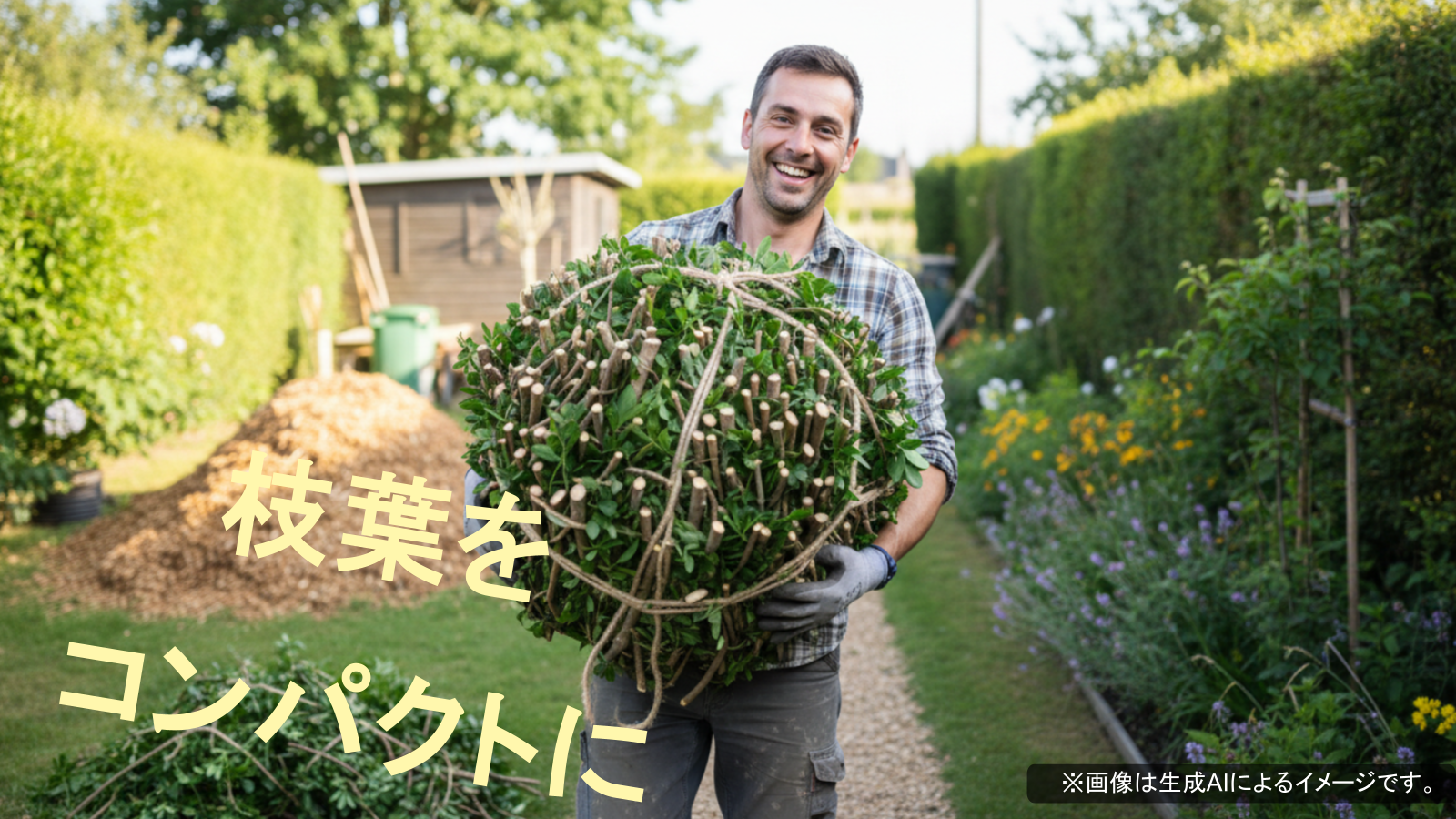 枝葉をコンパクトに