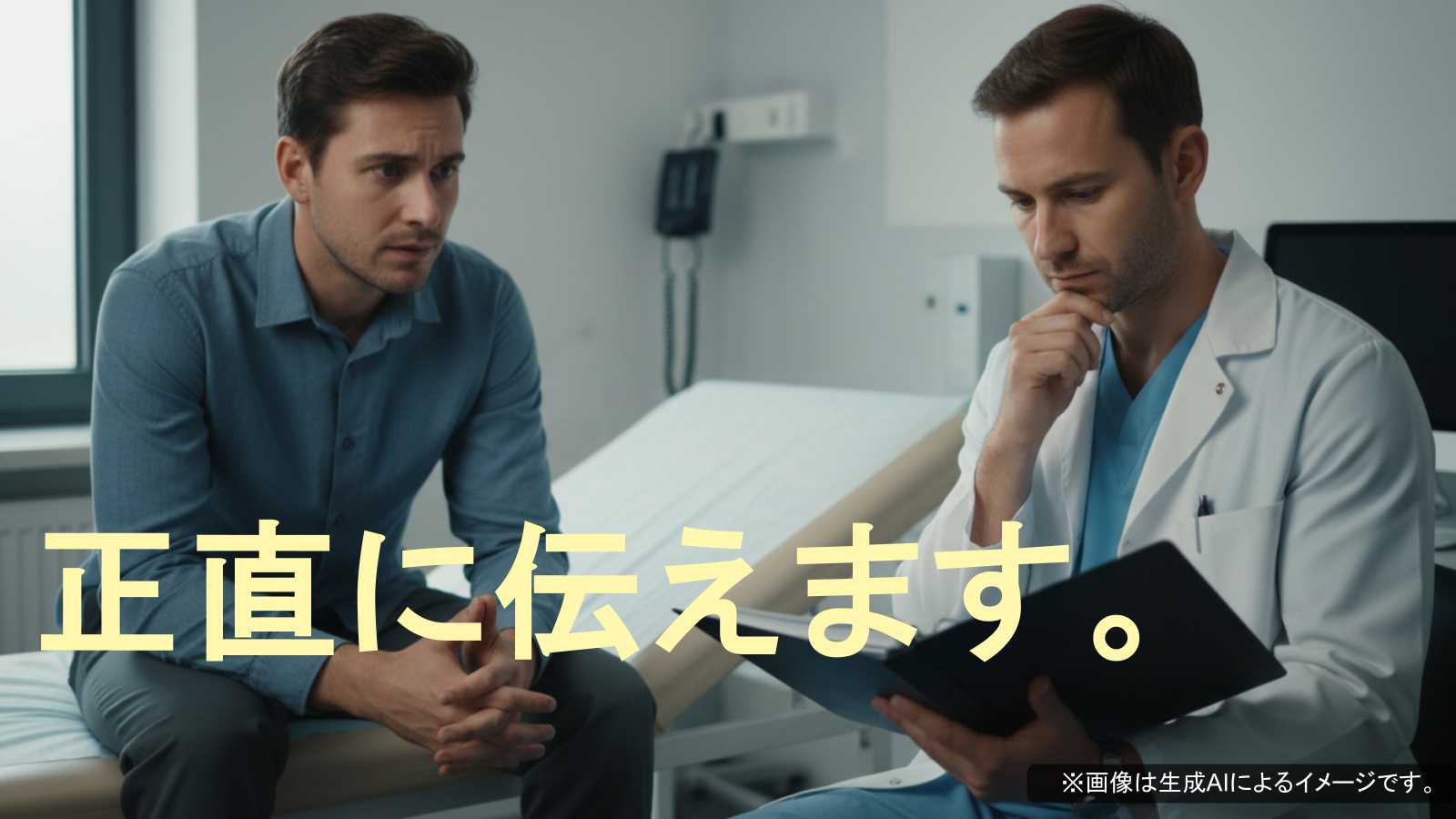 正直に伝えます。