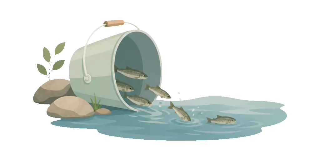 Abbildung zu Fischbesatz