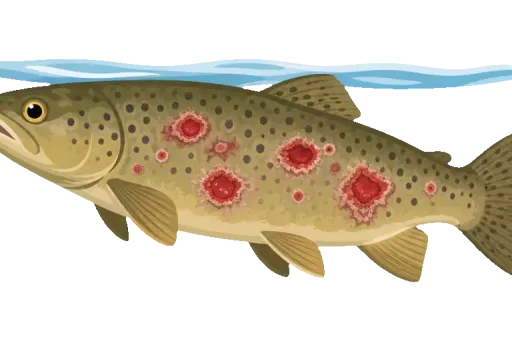 Abbildung zu Forellenseuche