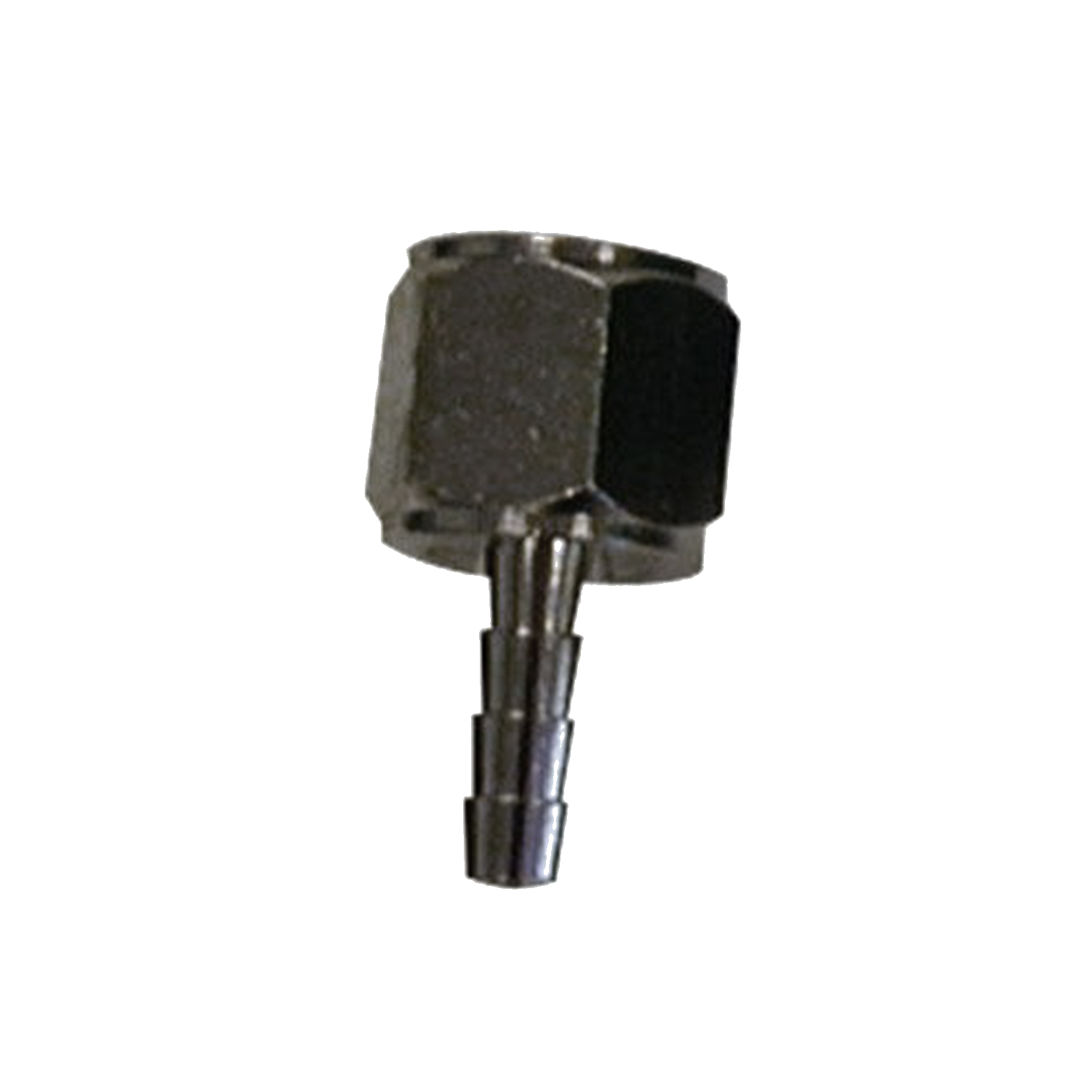 1/4" Diss-style Female Hex Nut Fitting with Hose Barb