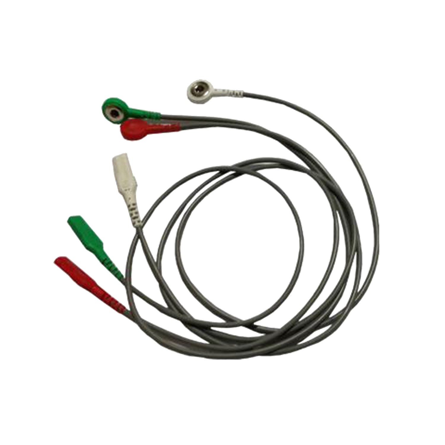 3 Lead ECG Snap To Dual Socket Leadwire Set for Telemetry Use