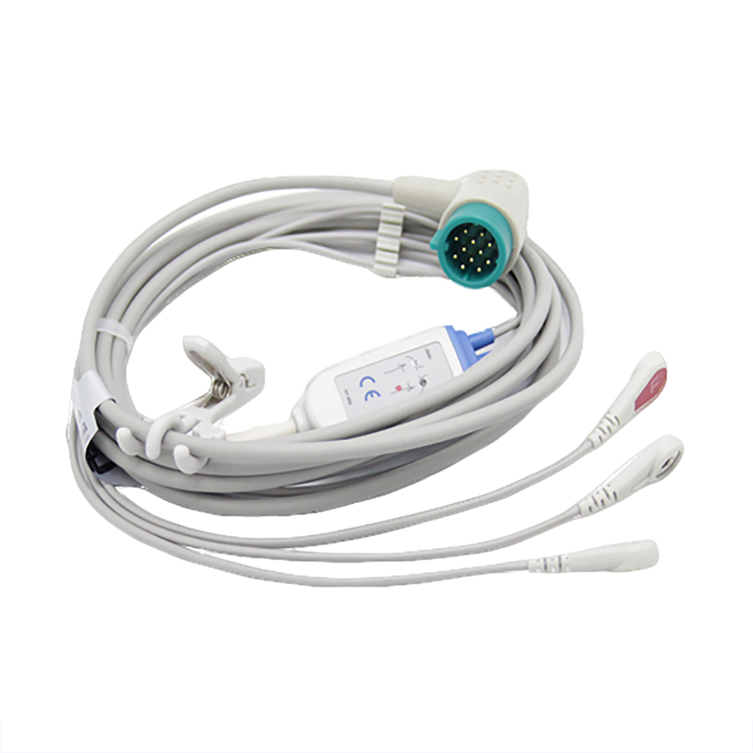 ECG Patient Cable with 3-Lead Snap Set