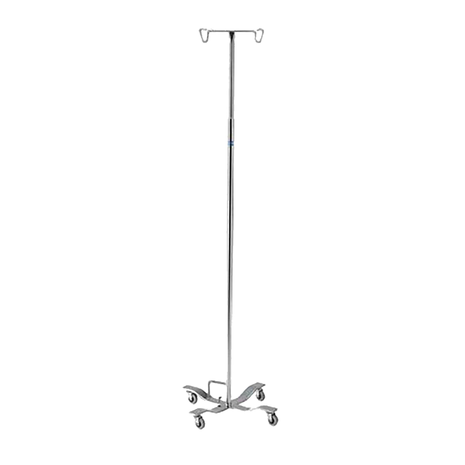 Foot Operated IV Pole with 4-Leg Base