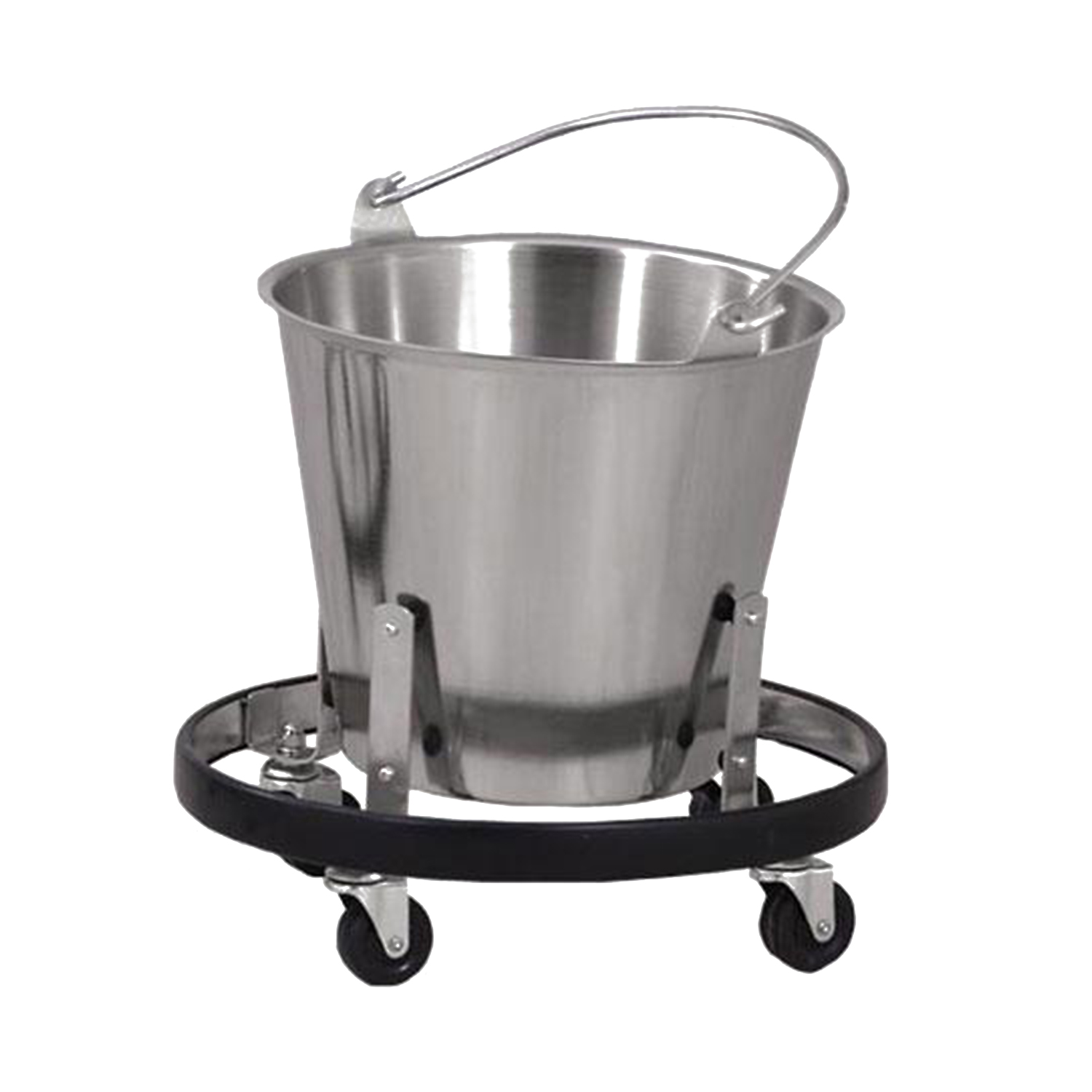 Medical Kick Bucket and Frame- Stainless Steel