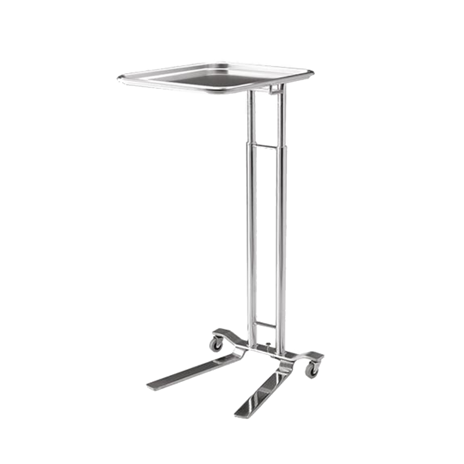 Pedigo 1066 Hand Operated Stainless Steel Mayo Stand