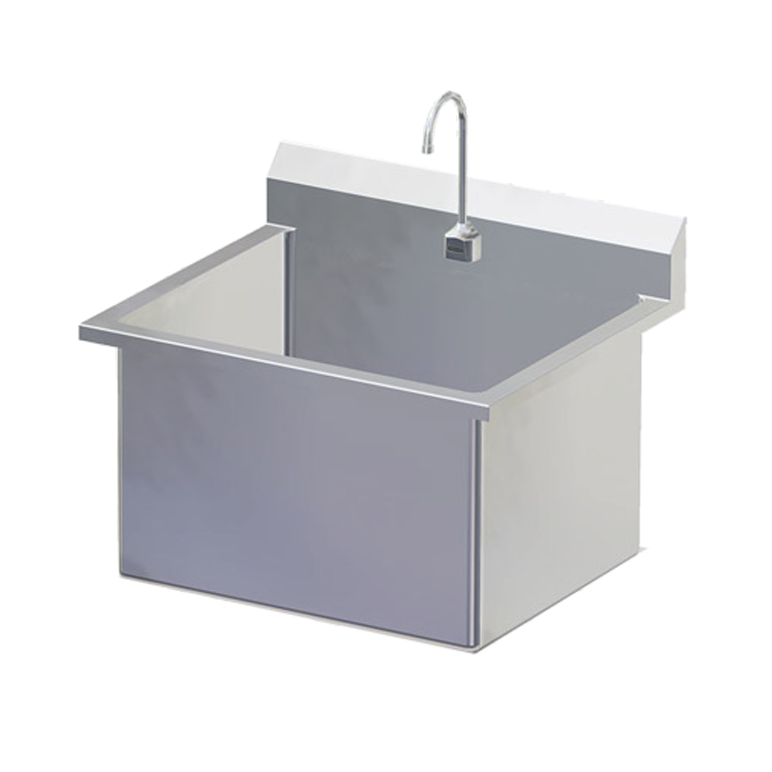 Stainless Steel Single Wide Scrub Sink (wall mount)