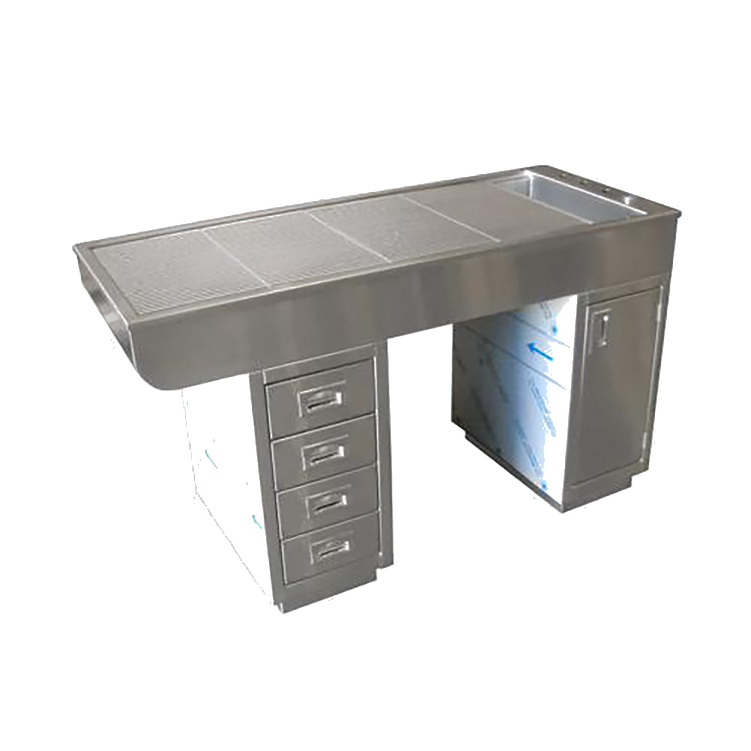 Stainless Steel Sit-Through Procedure Table