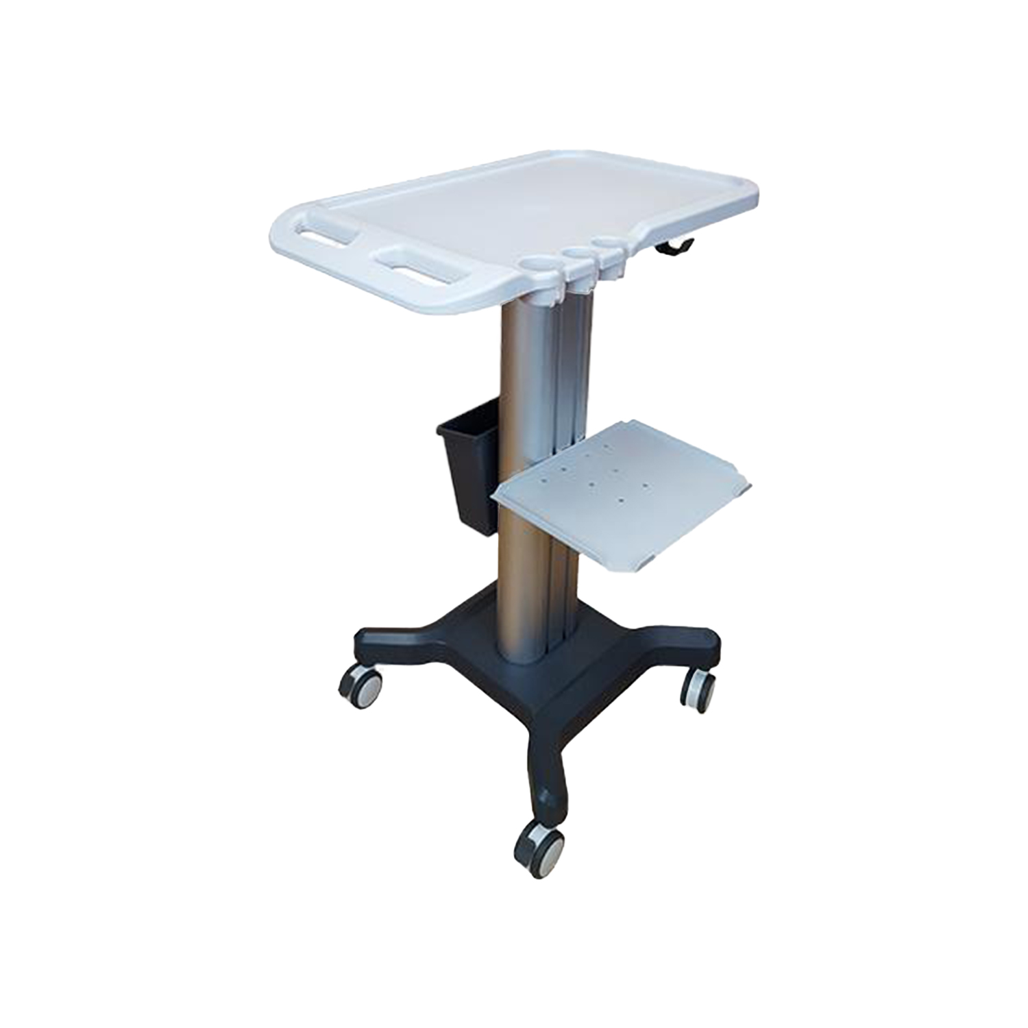Medical Mobile Cart With Shelf For Portable Ultrasound - 43 inches