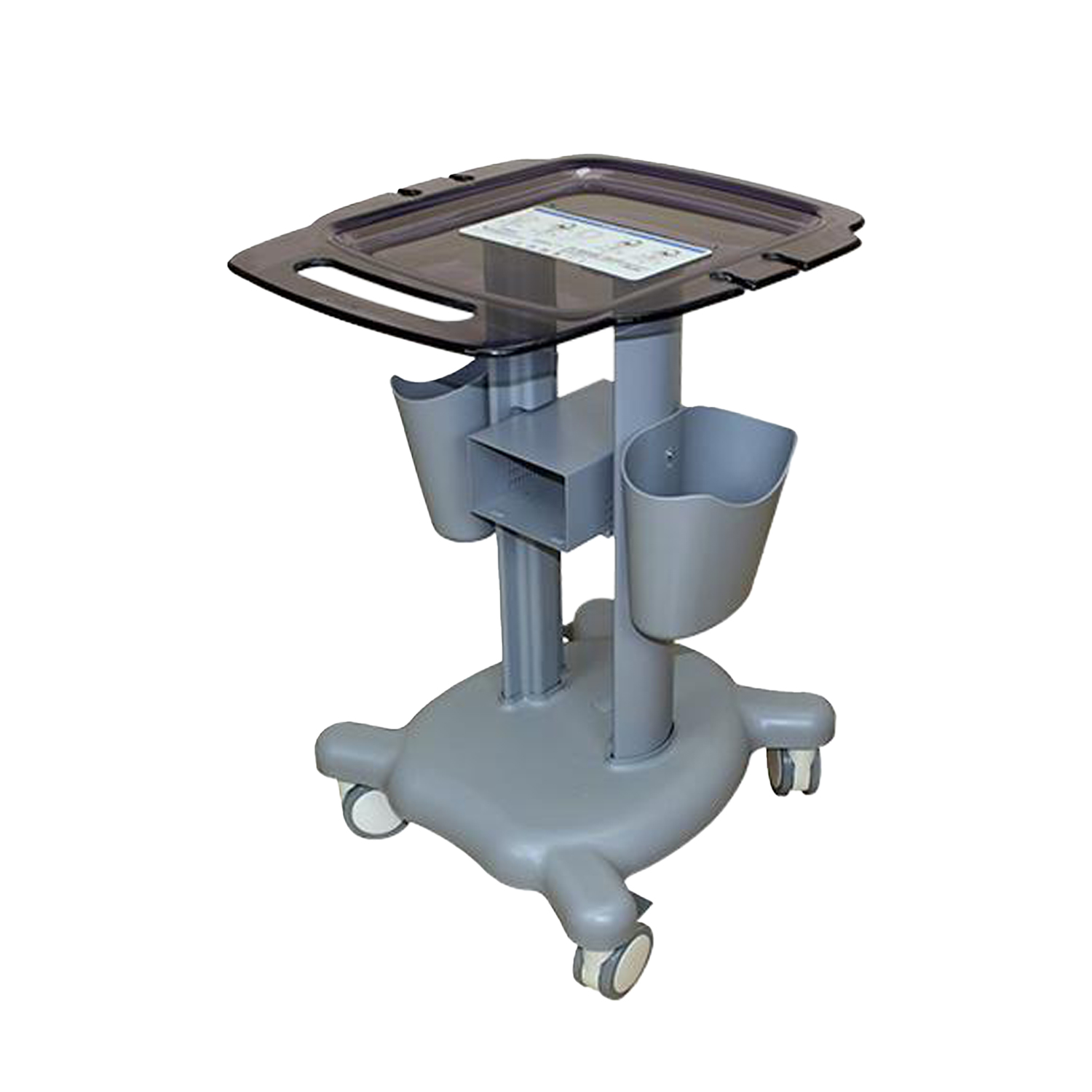 Grey Medical Mobile Trolley Cart for Portable Ultrasound