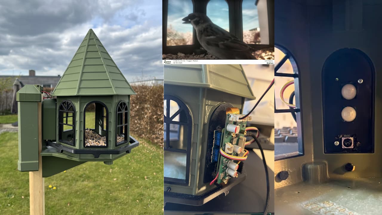 Build your own motion triggered Bird House