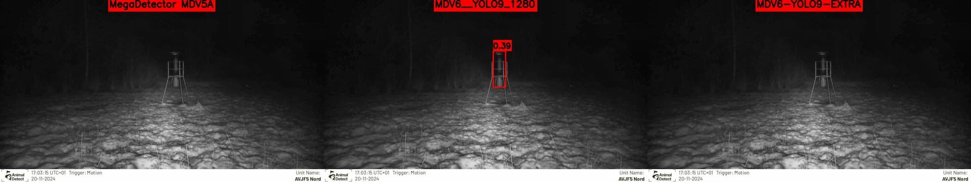 MDV6 seems to produce more false positives than MDV5, such as this one with a high confidenc