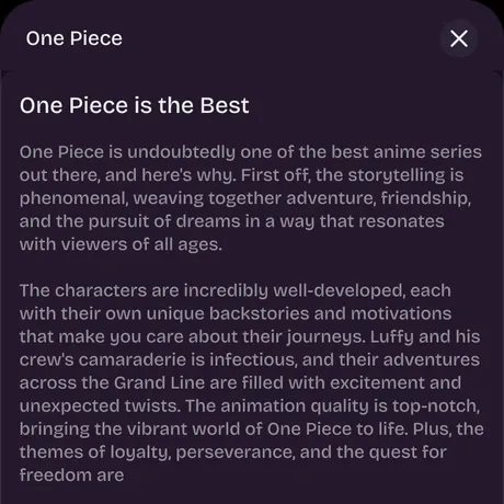 Review feature preview