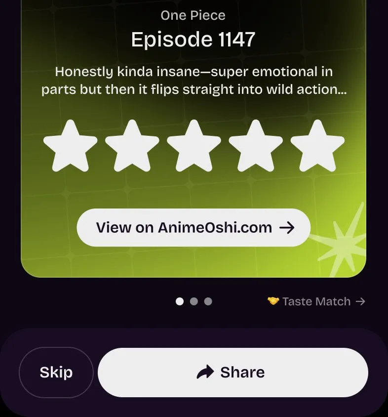 Share feature preview