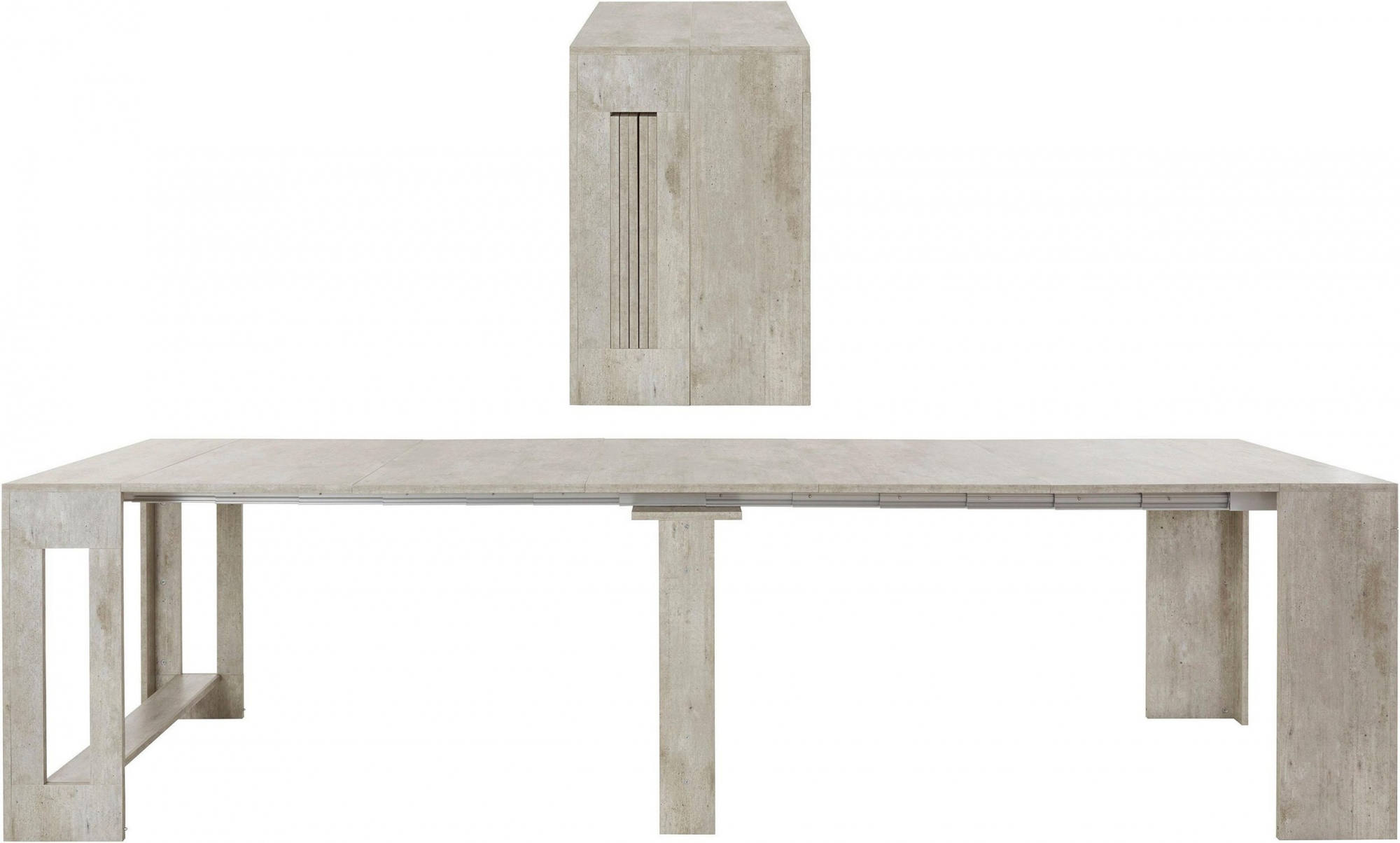 Mesa Consola extensible, 300, Blanco