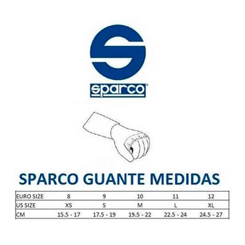 Guantes Sparco Prensili Cotone Negro. con Ofertas en Carrefour