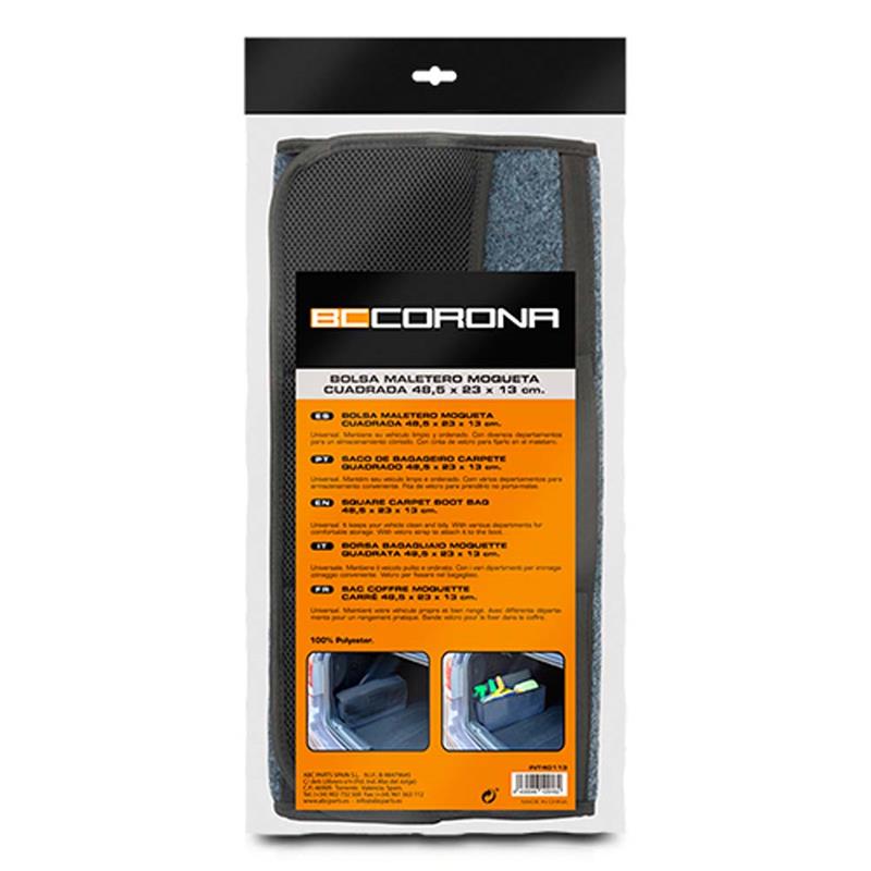 Organizador Bolsa De Maletero De Coche Para Moqueta 48.5x23x13 Cm Bccorona