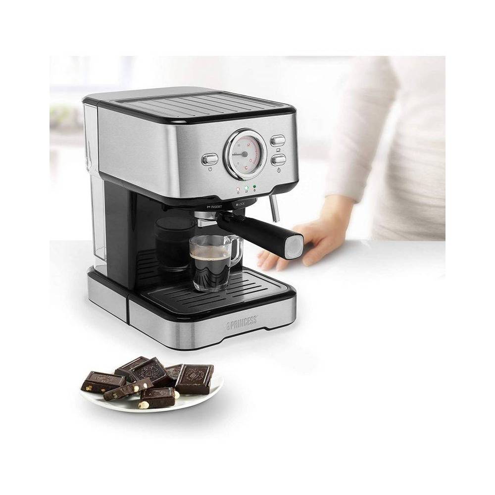 Princess 249412 Máquina de café para Espresso, Compatible con