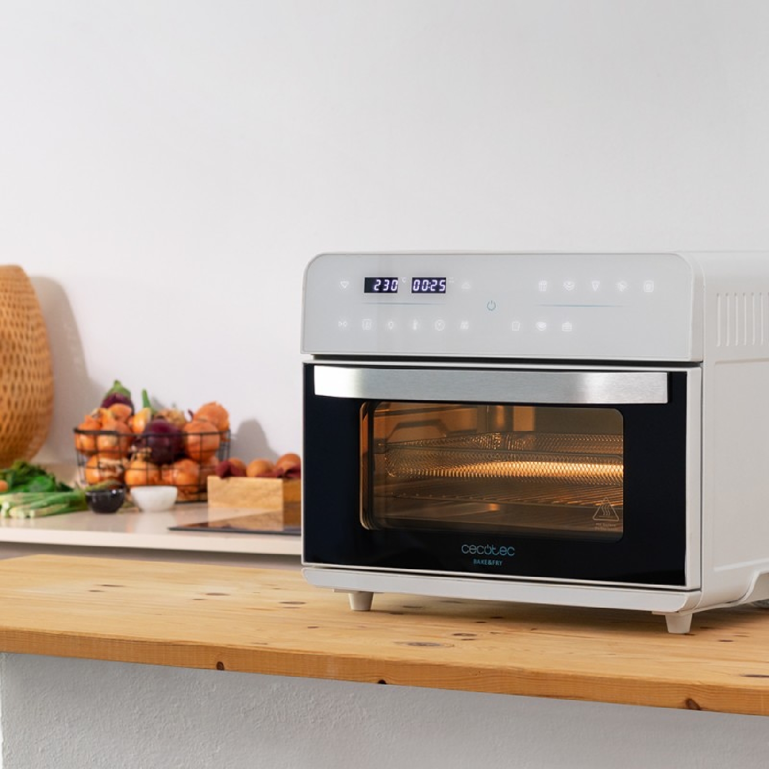 Horno 20 Qt Freidora De Aire 1800W Electrico Grande Digital Para Cocina  Encimera